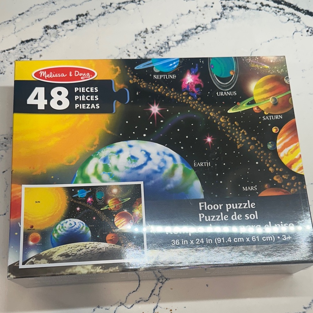 Melissa & Doug Colorful Solar System Puzzle New and Sealed